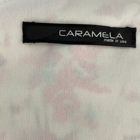 Caramela Women's Small Floral Print Maxi Spaghetti Strap Dress - Picture 6 of 10